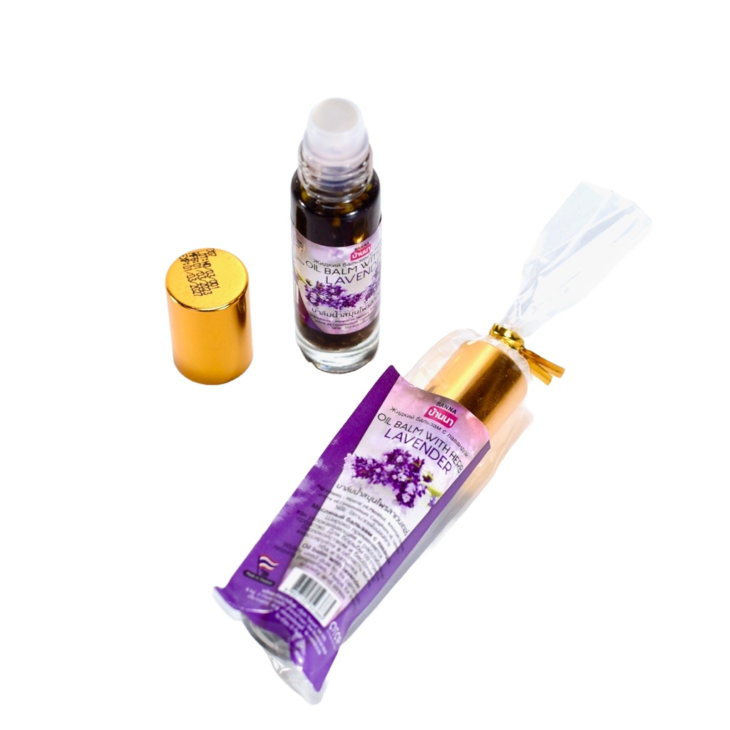 Dầu gió thảo dược hương Oải Hương - Lavender 8cc Thái Lan