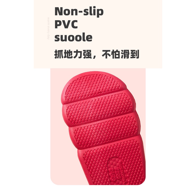 Dép Bông Đi Trong Nhà Chống Trượt Chống Nước In Hình Gấu Hoạt Hình Giữ Ấm Mùa Thu Đông Dành Cho Trẻ Em