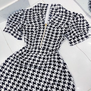 [FreeShip] [Ảnh thật] Đầm cổ vest dáng dài maxi hoa