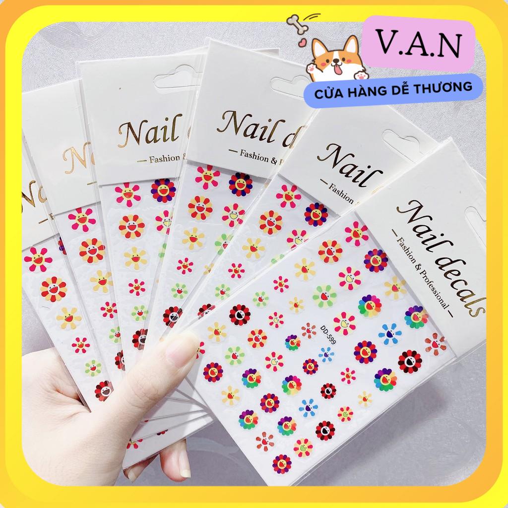 Sticker dán móng hình dán móng tay Hello Kitty