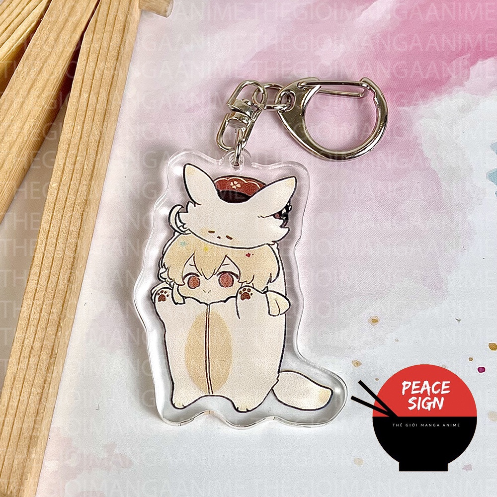 Móc khóa GENSHIN IMPACT game quà tặng chibi mica anime xinh xắn arcylic dễ thương