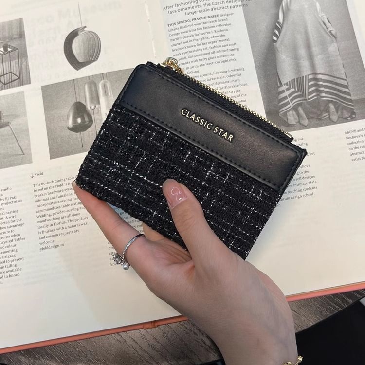 Ví Nữ Dáng Ngắn Có Khóa Kéo Thời Trang Cao Cấp