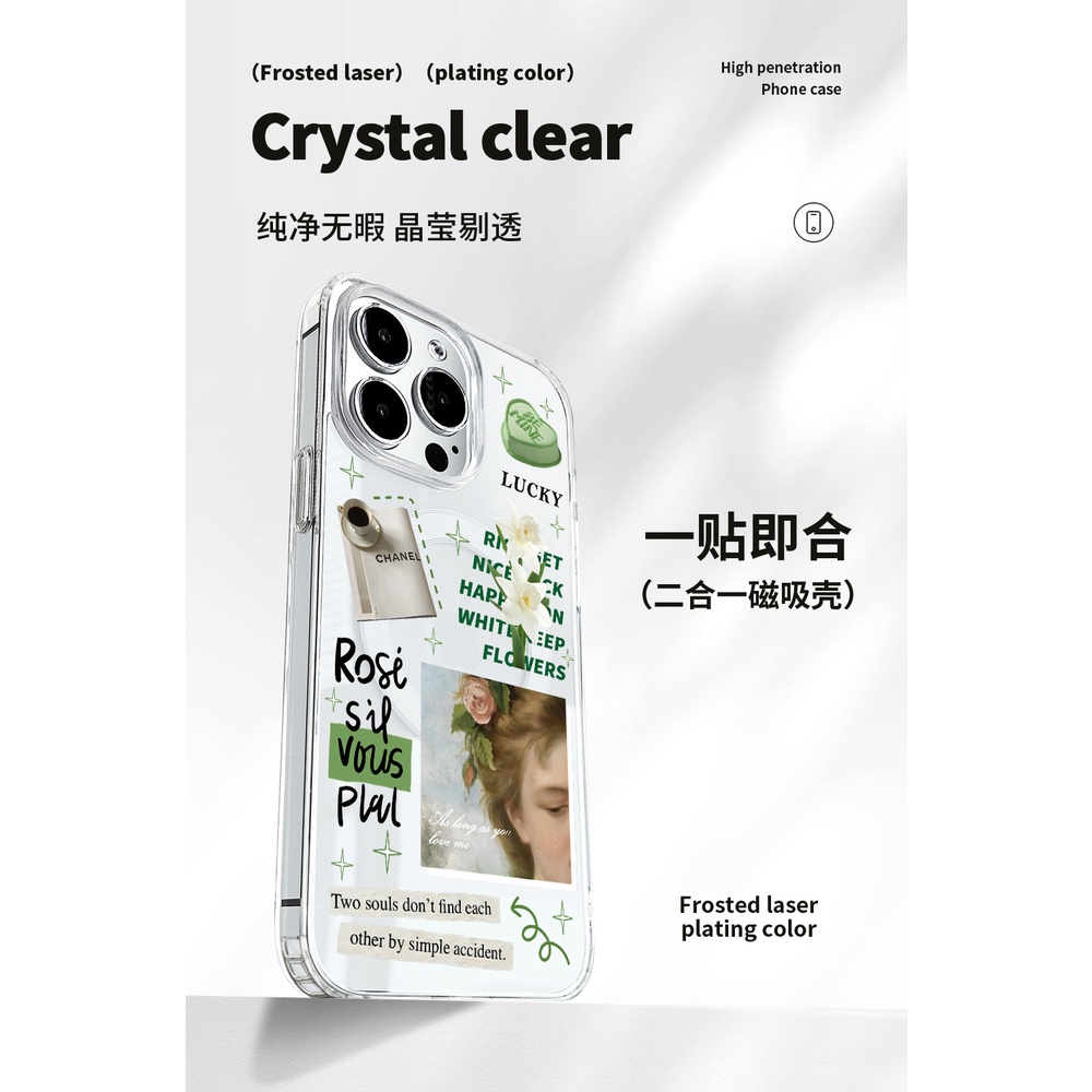ỐP LƯNG IPHONE Ốp Điện Thoại Hai Trong Một Từ Tính Cho iphone15 / 14promax / 13 / 12 / 11 / xr / xs / x / xsmax / 7 / 8plus-DINUO