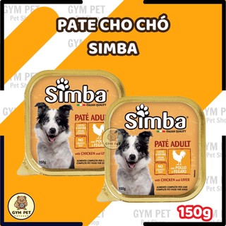 Pate simba và monge cho chó vị gà & gan tươi ngon - ý - 150g