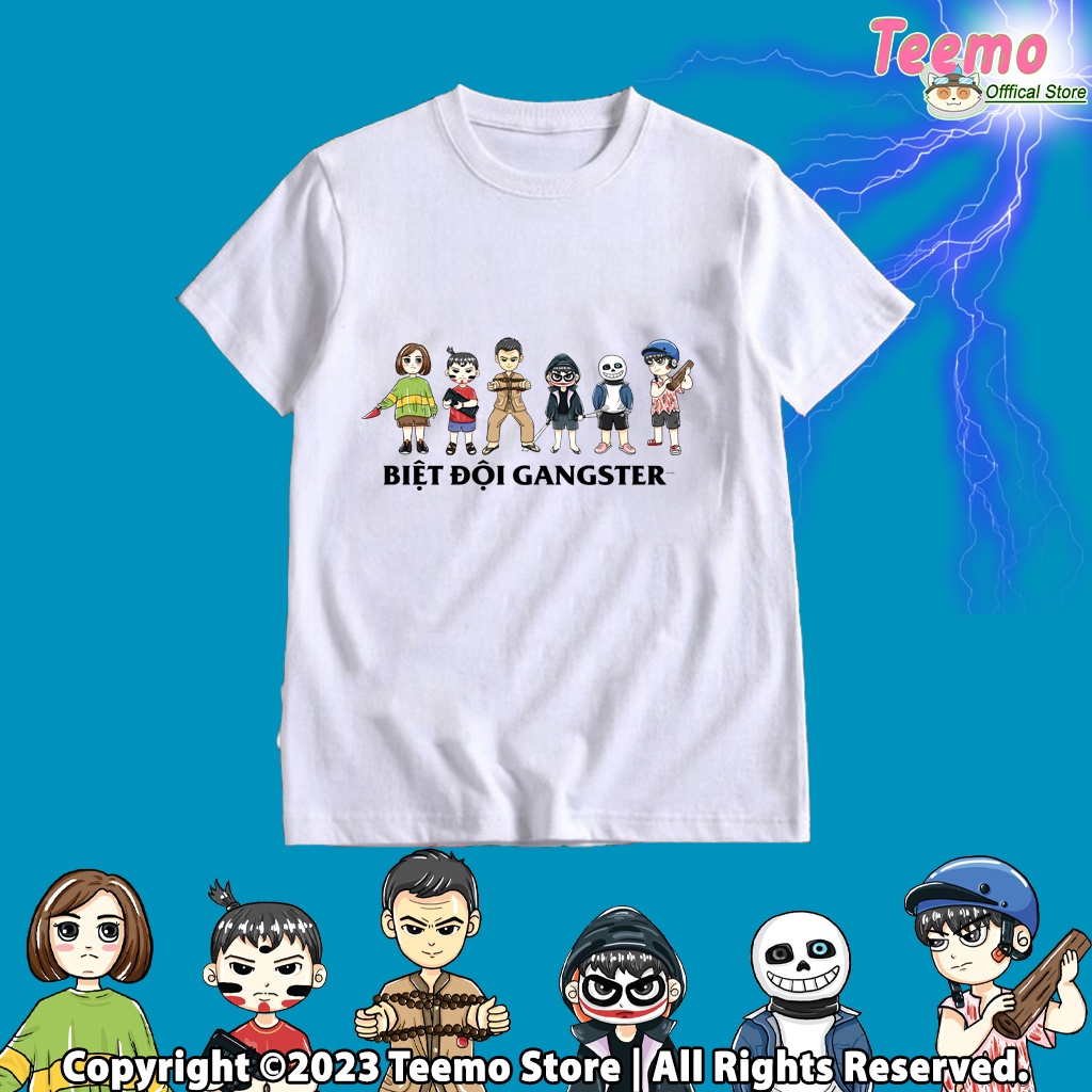 Áo thun Biệt đội Gangster vải mềm mịn, Có Đủ Size