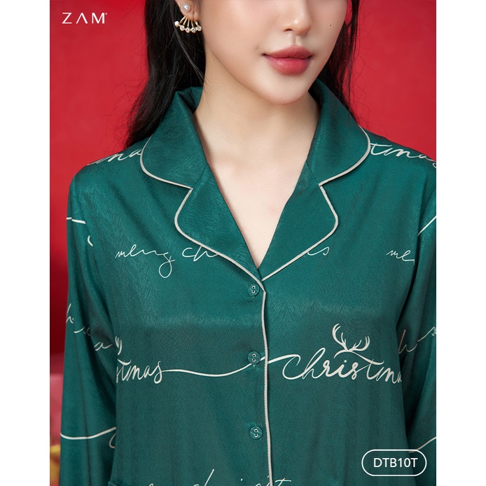 BỘ MẶC NHÀ SHE BY ZAM - DTB10T - BỘ DÀI TAY CHRISTMAS SIGN