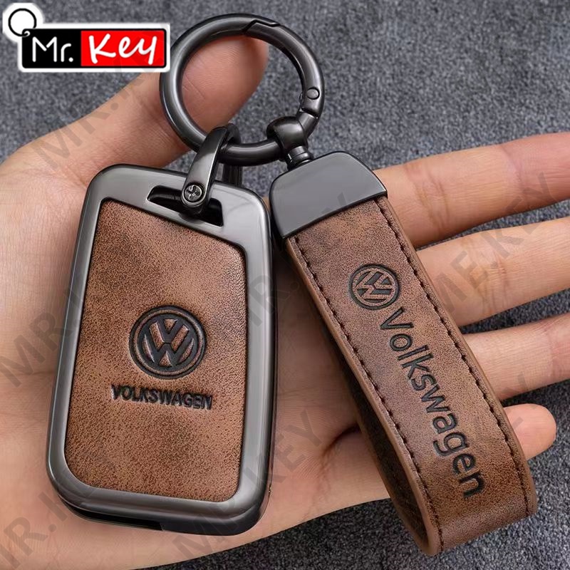Vỏ Bọc Chìa Khóa Điều Khiển Từ Xa Thông Minh Bằng Hợp Kim Kẽm Cho vw volkswagen Margotan passat b8 tiguan golf cc jetta 2020