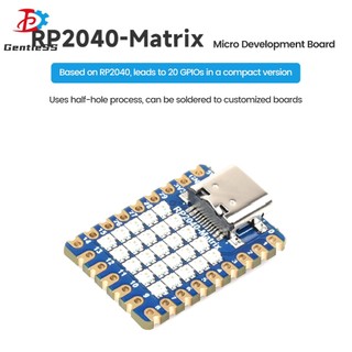 Bảng mạch phát triển rp2040 mini 5x5 rgb led matrix hỗ trợ kết nối type-c cho micropython c / c + +