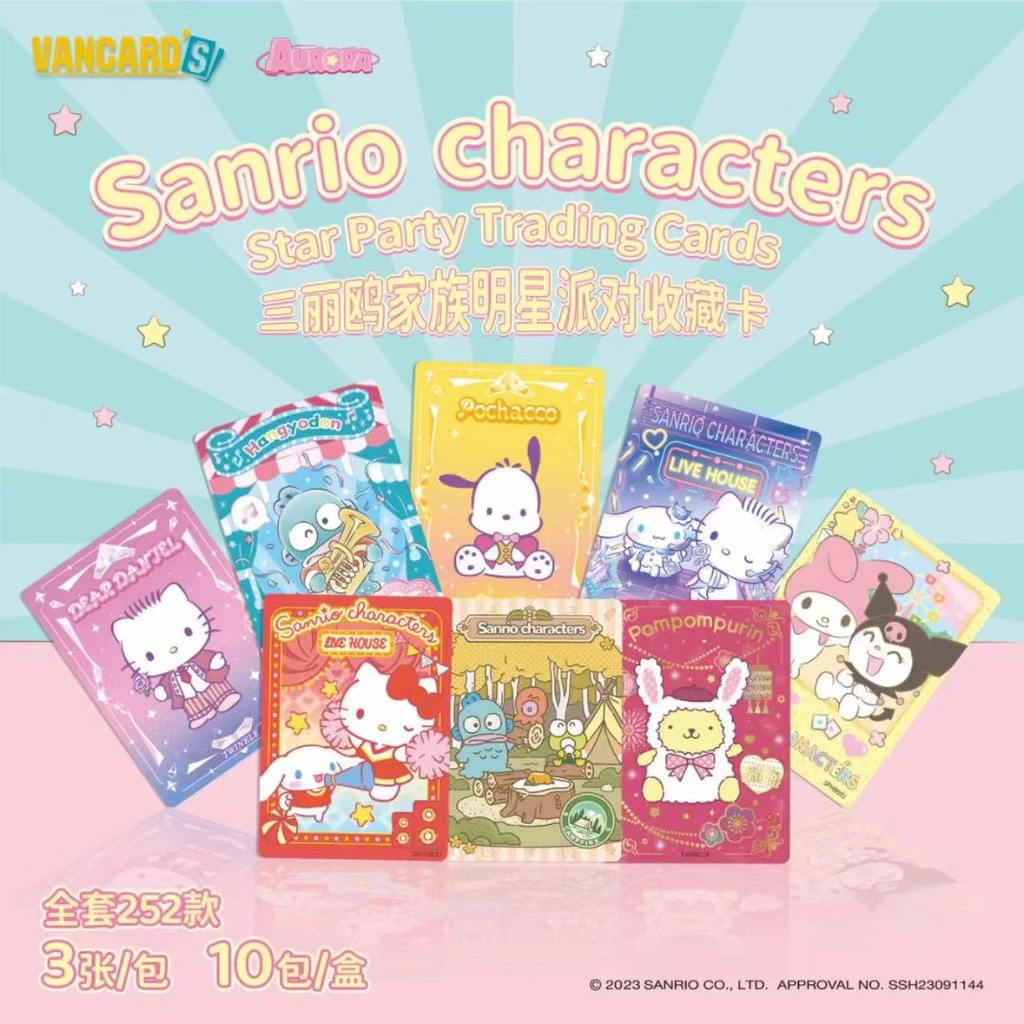 Bộ Sưu Tập Tranh Vẽ Hình Đám Mây tour sanrio Ngôi Sao Gia Đình hello kitty melody kuromi