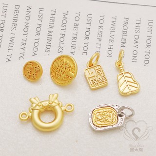 Tag spacer Hạt Xâu Chuỗi Tròn Màu Vàng-clad Vàng Để Làm Trang Sức diy