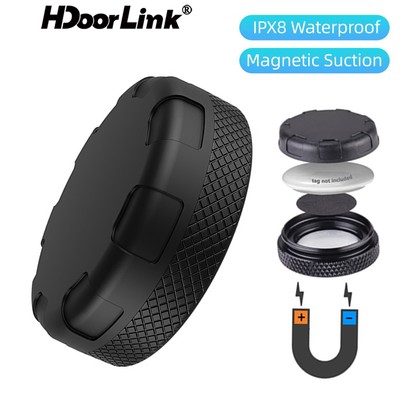 Hdoorlink Cho Aple Air-Tag Vỏ bảo vệ từ tính Định vị túi khí Vỏ bảo vệ thiết bị chống thất lạc