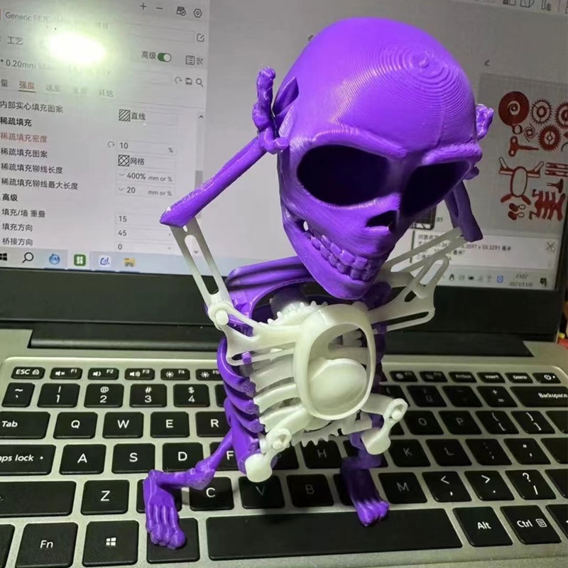 Bộ Đồ Chơi Xương Nhảy Múa 3d Vui Nhộn Cho Bé Và Người Lớn