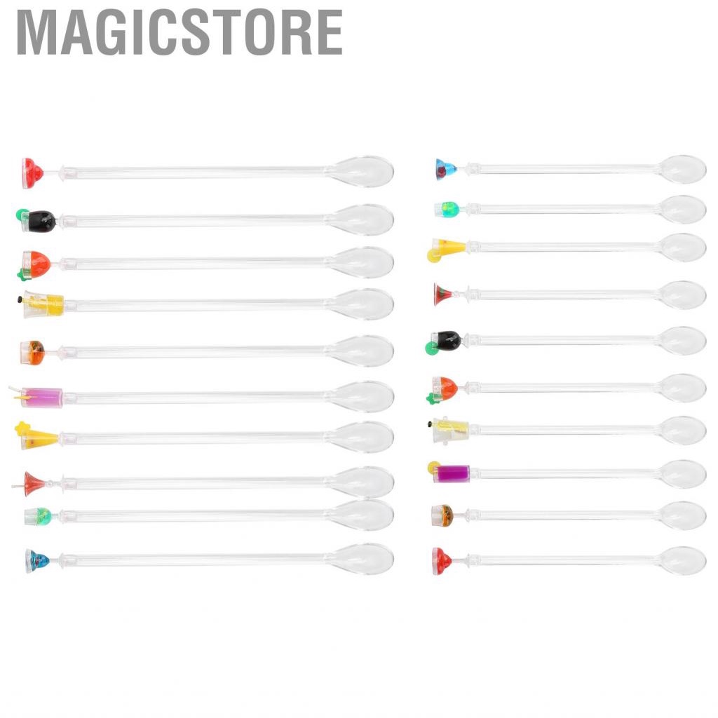 Magicstore 10 X Cute Cocktail Drink Mixer Bar Stirring Mixing Sticks Spoons For Kitchen