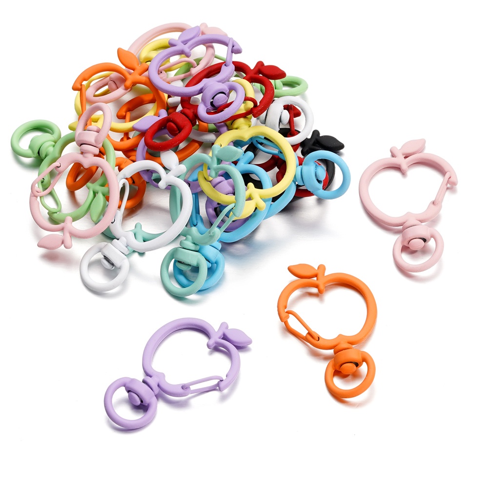 St.kunkka Set 5 Móc Chìa Khóa Bằng Hợp Kim Kẽm Màu Kẹo diy