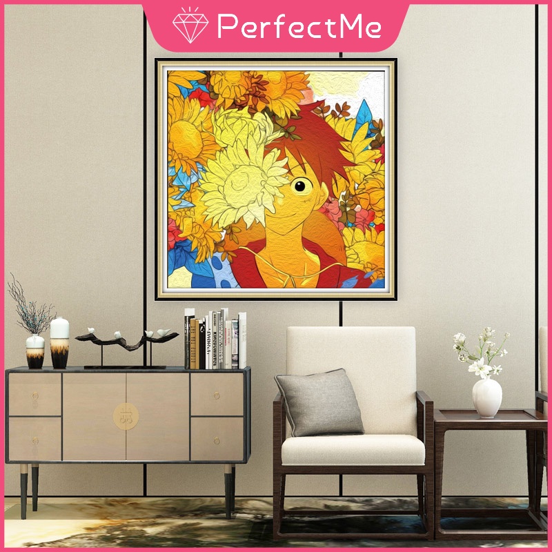 Bộ Tranh Đính Đá 5d Họa Tiết Hoạt Hình Vua Hải Tặc Độc Đáo Kích Thước 30x40cm Diy Dùng Trang Trí Nhà Cửa