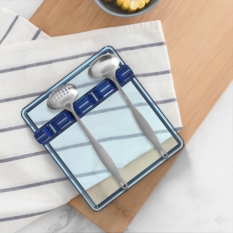 Spoon Fork Rest Holder Resin Mold Spatula Lid Rack Utensil Tray Silicone Molds