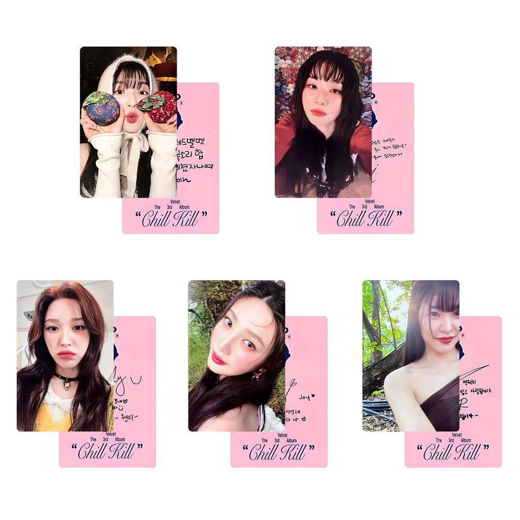 Album Ảnh Nhóm Nhạc red velvet Thẻ