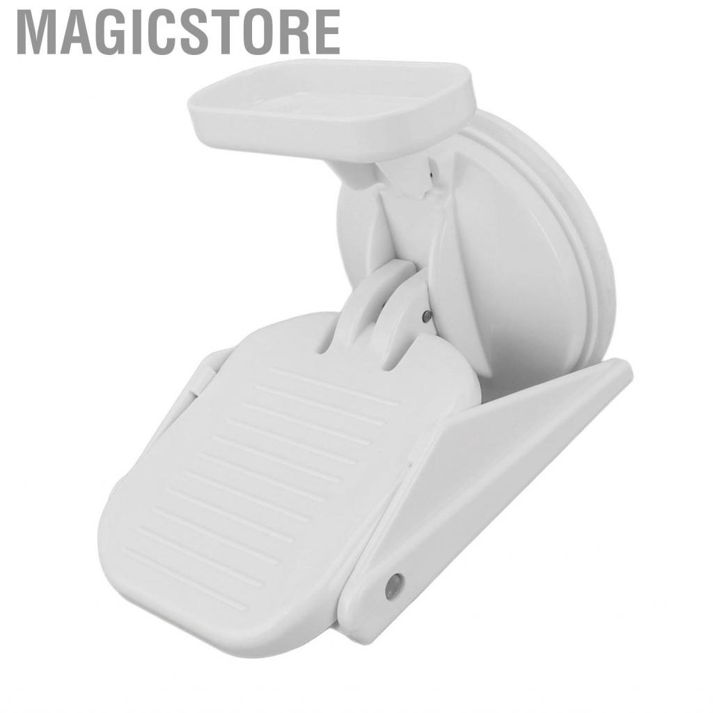 Magicstore Shower Foot Rest with Suction Cup Leg Assist Drill Free Anti Slip Wall Mounted Plastic Bathroom Pedal for Women Home