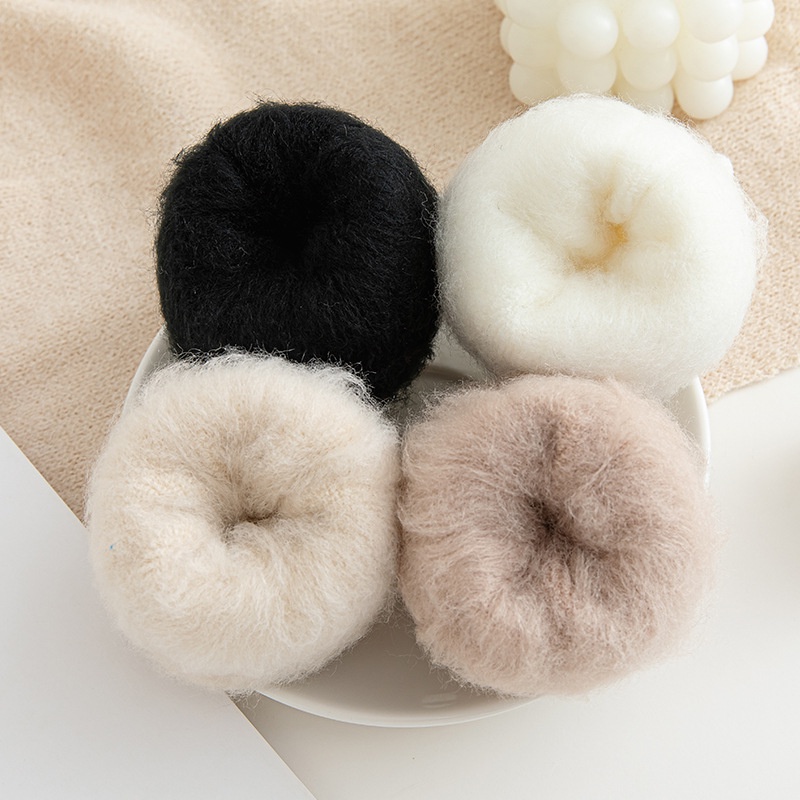 Vớ cotton Len Dày Dặn Cổ Cao Vừa Hình Gấu Dễ Thương Phong Cách Nhật Bản Thời Trang Thu Đông Cho Nữ