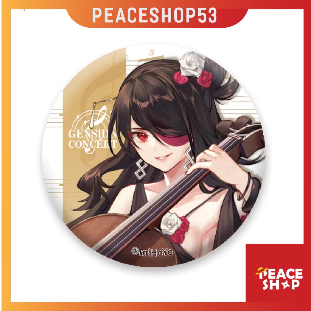 Huy hiệu Genshin Impact Lấp Lánh Huy Hiệu Game Genshin Impact Phụ Kiện Anime Manga Ver 2 HH25