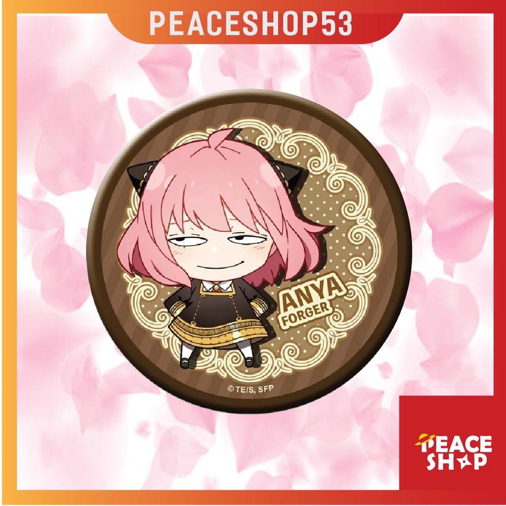 Huy hiệu Spy x Family Anya Lấp Lánh Huy Hiệu Anime Spy x Family Phụ Kiện Anime Manga Ver 4 HH40