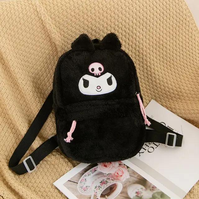 Sanrio Ba Lô Đeo Vai Cỡ Lớn Họa Tiết hello kitty kuromi mymelody cinnamoroll Nhồi Bông Dễ Thương Cho Nữ