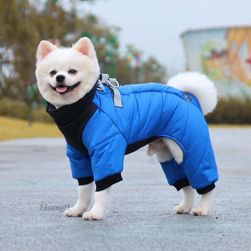 Áo Khoác Mùa Đông Có Bốn Chân Và Khóa Kéo Cho Chó Cỡ Vừa Và Lớn