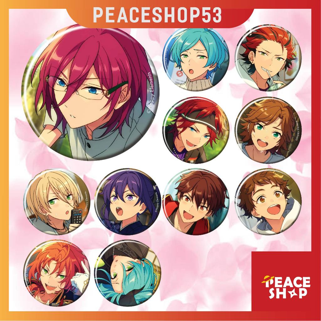 Huy hiệu Ensemble Stars! Lấp Lánh Huy Hiệu Anime Manga Game Ensemble Star Phụ Kiện Ver 2 HH75