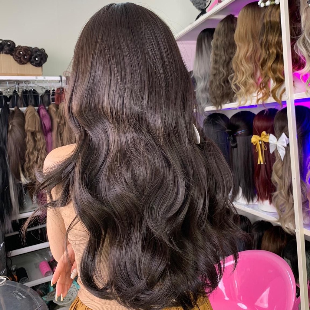 Tóc Giả nguyên đầu 2069 tặng dươỡn và lưới Wig