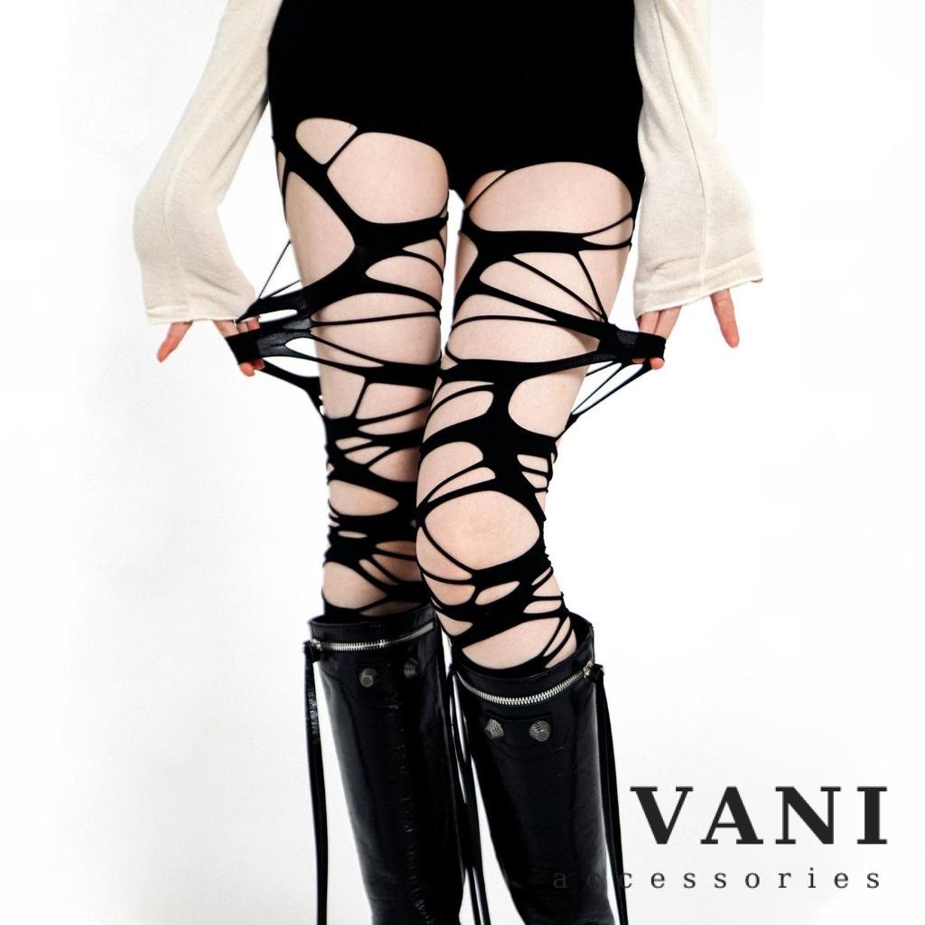 Quần Tất Da Thun Mịn Họa Tiết Rách Kiểu Du Mục - Vani Store - TAT00285