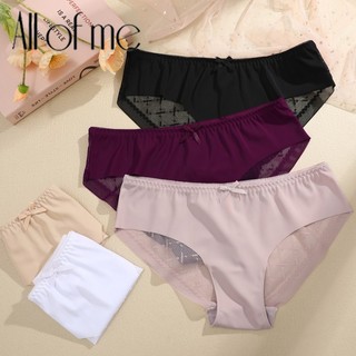 Allofme Quần Lót Không Đường May Màu Trơn Thoải Mái Dành Cho Nữ