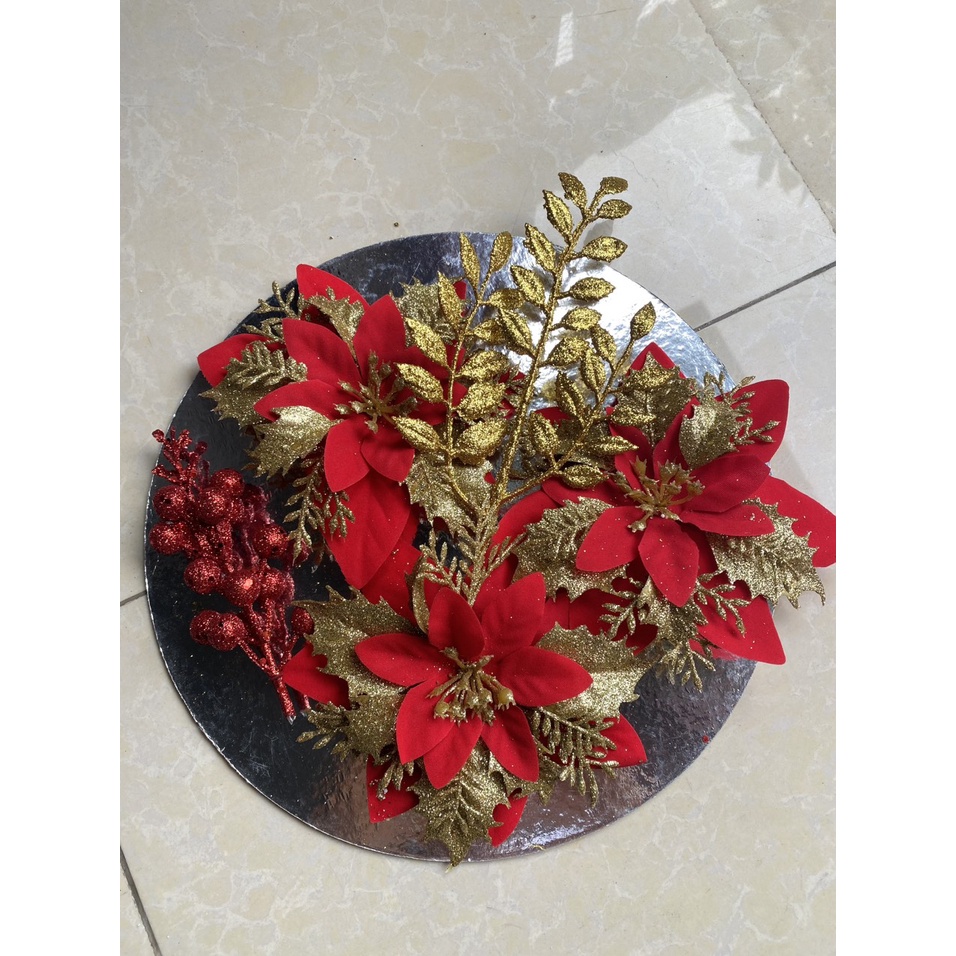 Sỉ 5 set , 10 set hoa TRI ÂN trang trí tháp bánh, tháp nước ngày Tết _ giaxuong247