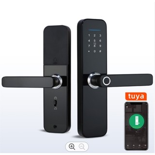 Khóa thông minh S5 Wifi TUYA mở khóa bằng Mật khẩu Vân tay Thẻ từ Điện thoại Chìa cơ, app Smartlife