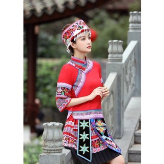 【YN+M4】Trang Phục Dân Tộc Phong Cách Dân Tộc Cho Nữ Mã