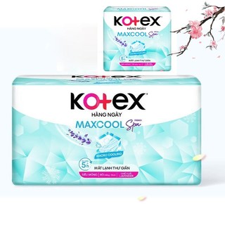Băng Vệ Sinh Kotex Hàng Ngày MaxCool Spa Siêu Mỏng hương nhẹ Lavender