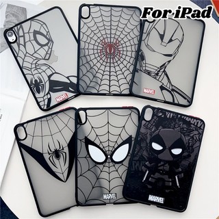 Marvel spider man cho ipad mini 1 2 3 4 mini 5 mini 6 / ipad 5th 6th 9.7 "2017 2018 / ipad air 2 vỏ silicon tpu mỏng trong suốt chống sốc