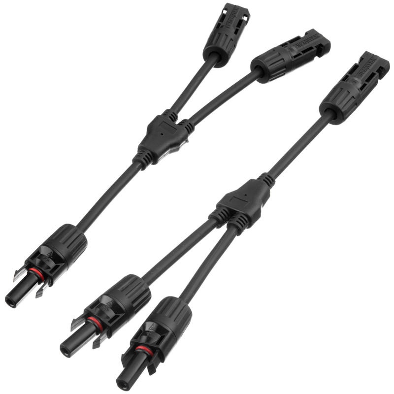 Cặp jack MC4 chữ Y – Vào 2 ra 1 cho tấm pin mặt trời