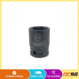 Đầu tuýp đen 6 cạnh 22mm 1/2" sata 34315