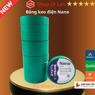 Băng keo điện Nano màu xanh lá 20yard 18 mét, 1 cây có 10 cuộn