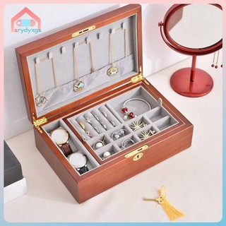 Hộp Đựng Trang Sức Bằng Gỗ Tiện Dụng Cho Nữ