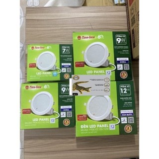 Đèn led panel âm trần 7w - 9w - 12w ánh sáng trắng - vàng - 3 chế độ màu