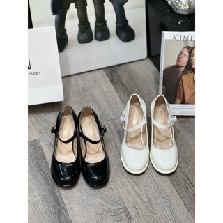 Giày sandan đế trụ vuông cao 7cm khuy cài siêu xinh,hàng QCCC fullbox SD234 ANN_Official