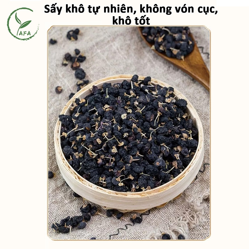 Kỳ Tử Đen 100g đóng chai Hắc Kỷ Tử Sấy Khô Quả To Tự Nhiên Sáng Mắt, Đẹp Da, Dưỡng Nhan, Thanh Nhiệt