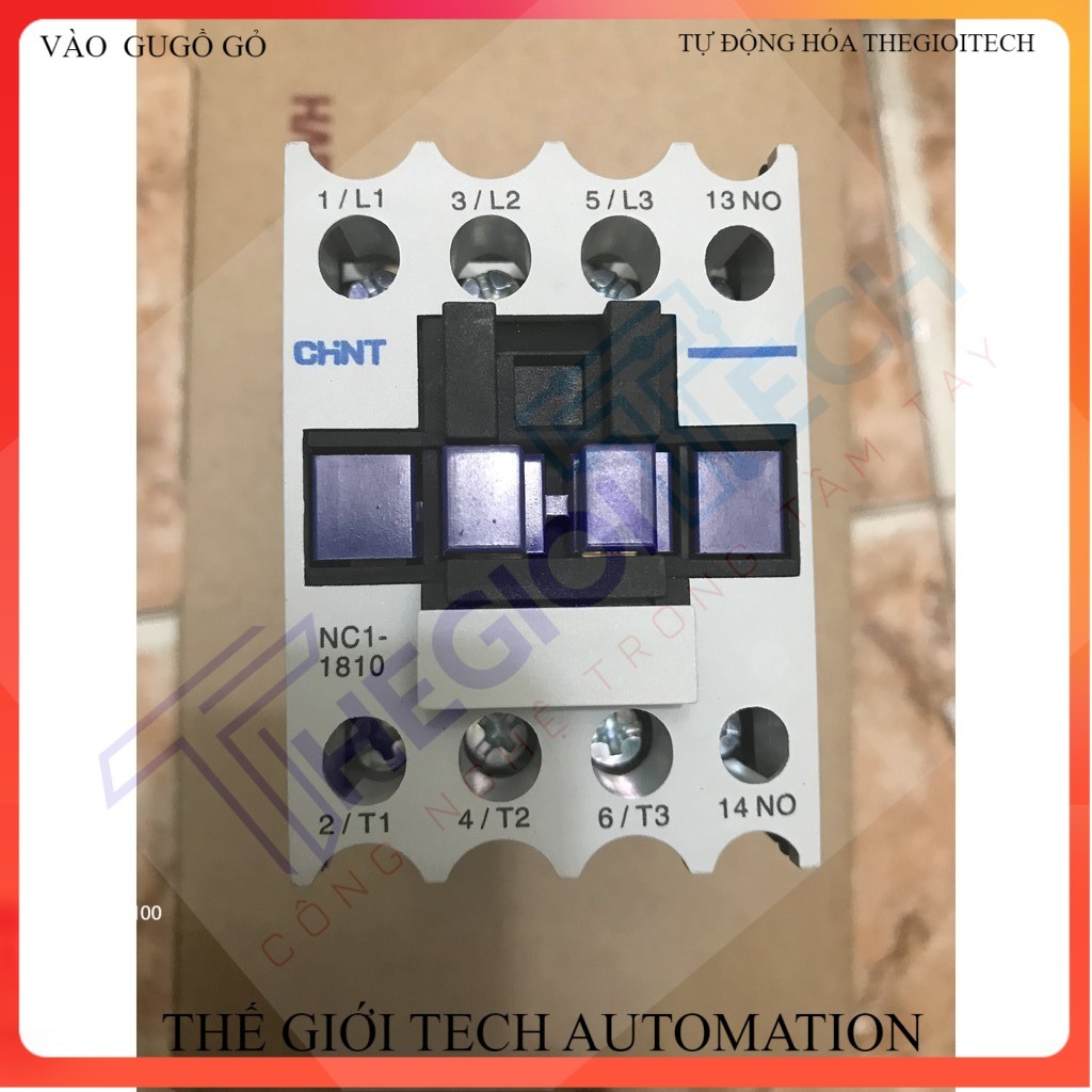 Contactor TGT (Chint) NC1-1810 | Tiếp Điểm Phụ 1NO | Điện Áp 380V/220V/110V/48V/36V/24V | Chính Hãng