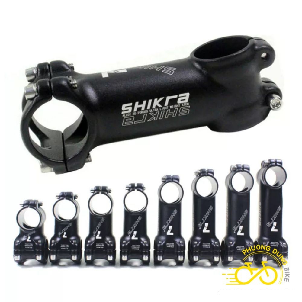 Pô tăng nhôm xe đạp  SHIKRA 7 31.8mm - Nhiều Cỡ