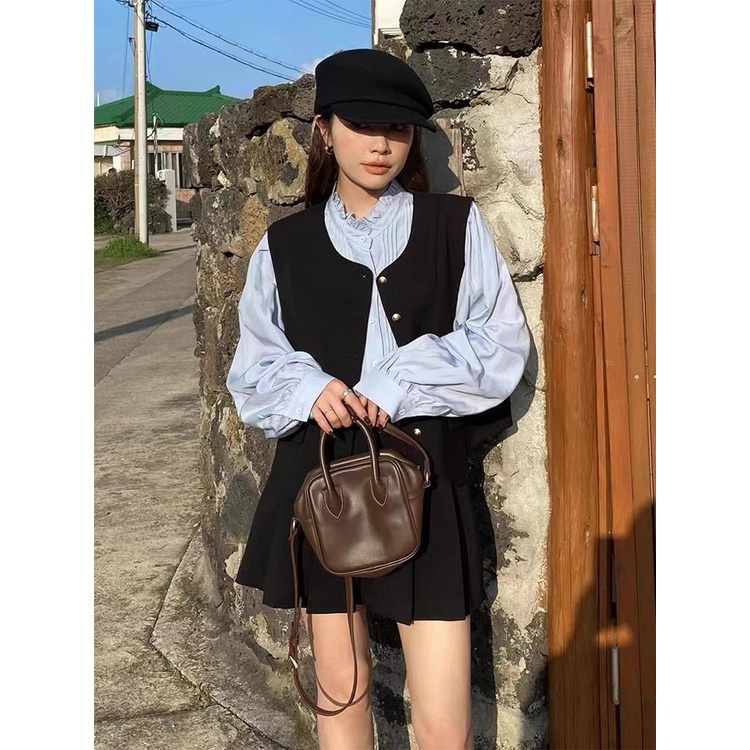 Bộ Đồ Hai Mảnh Phong Cách Pháp Thời Trang Cao Cấp Có Hương Thơm