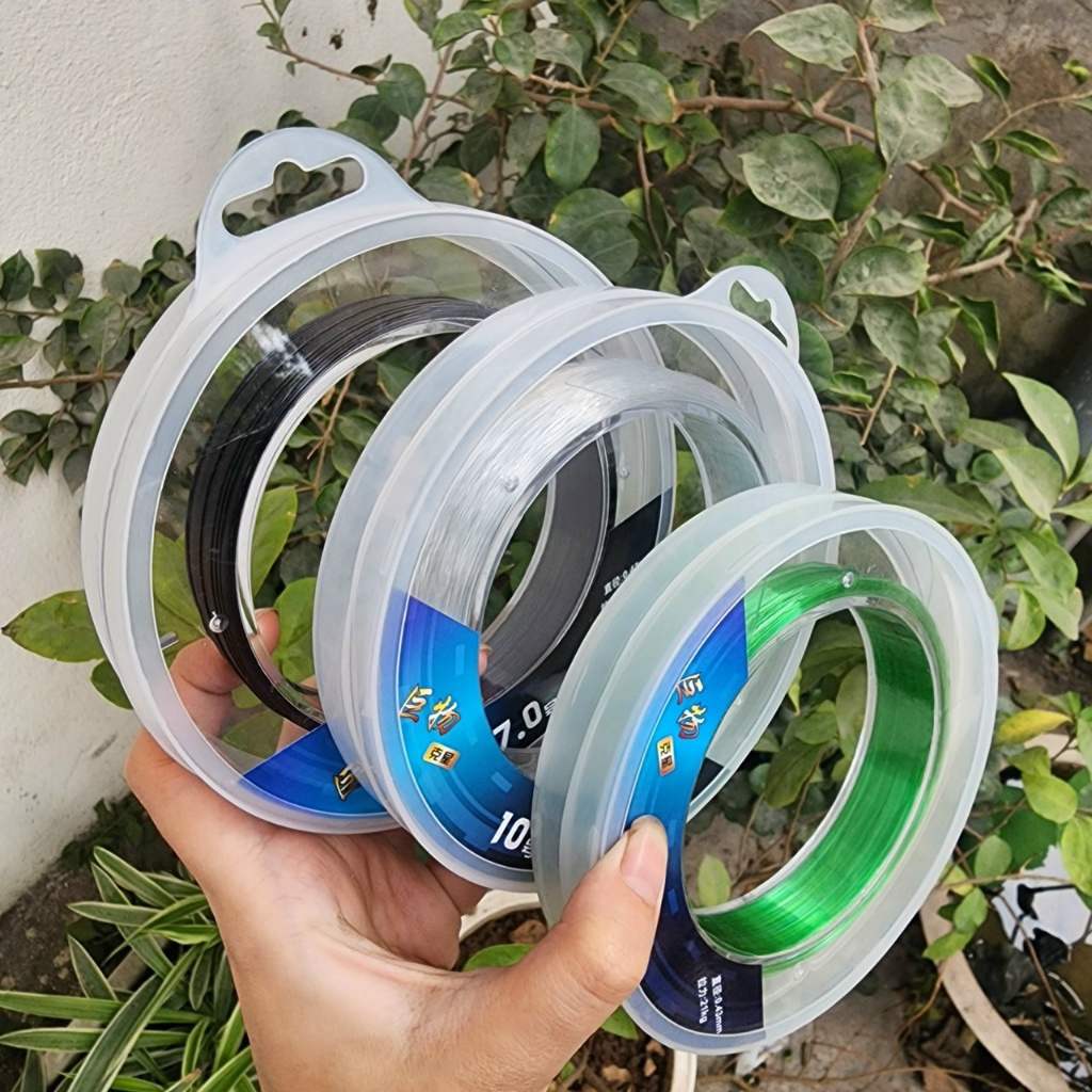 Dây cước câu đài săn hàng Tầm Long 100m siêu bền Docaugiatot68 cước trục và cước thẻo câu cá 100m siêu bền, tải khỏe