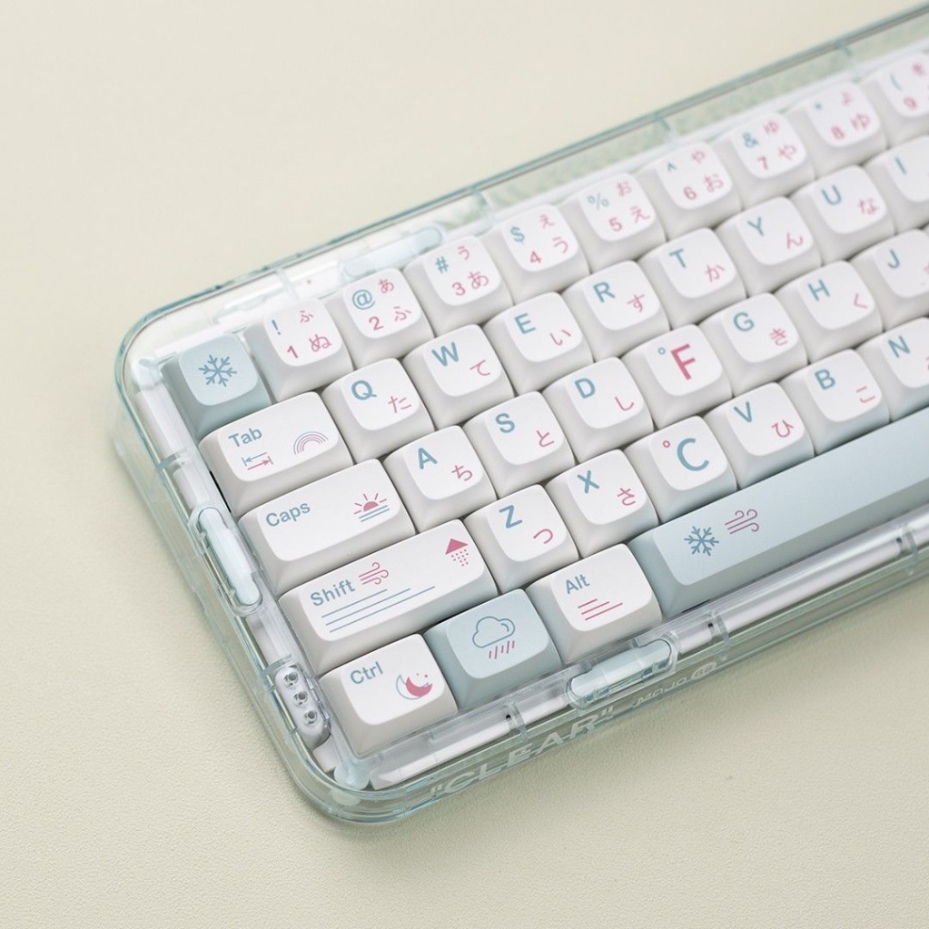 Keycaps Jinshuiloutai, chiều cao XDA, PBT, quá trình thăng hoa, 132 phím phù hợp với bàn phím có 61 68 84 87 98 100 104 phím