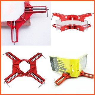Bộ 4 ê tô vuông góc mini 90 độ,Dụng cụ cầm tay chế biến gỗ DIY,Kẹp góc phải