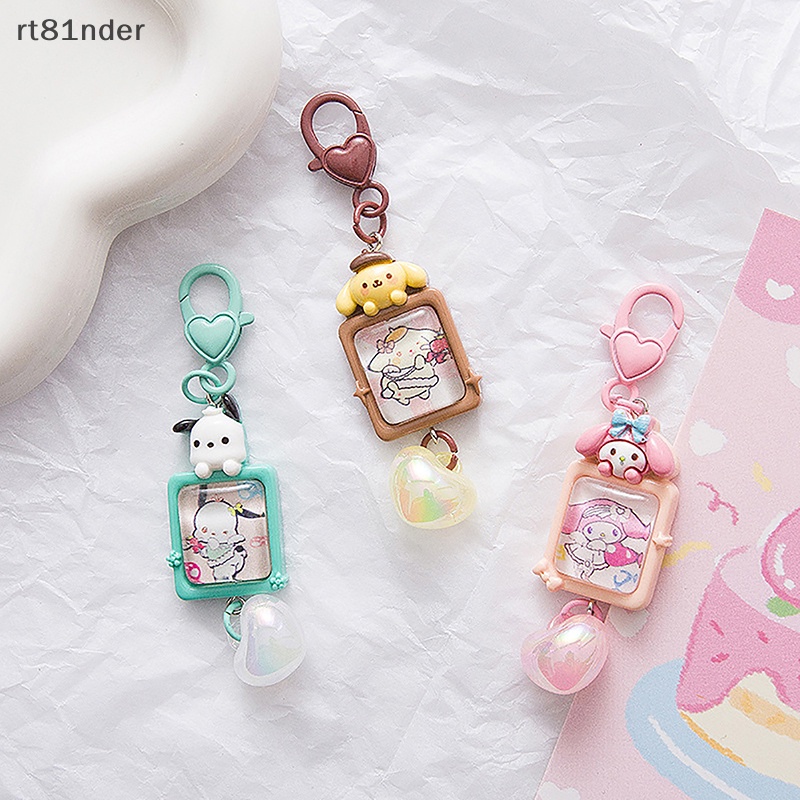 Rt sanrio Móc Chìa Khóa Hình kuromi cinnamoroll Dễ Thương Trang Trí Balo Đi Học